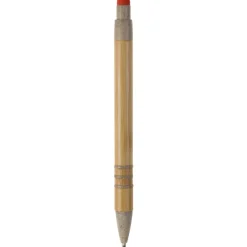Długopis bambusowo-słomkowy Stylus / Beżowy / pomarańczowy LT87282-N5526