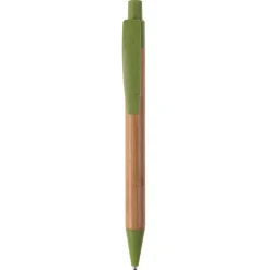 Długopis bambusowo-słomkowy / Zielony LT87284-N0031