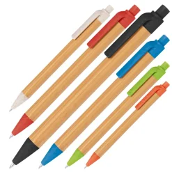 Długopis bambusowy HALLE / Biały 321106
