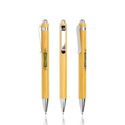 Długopis bambusowy z metalowym klipsem / Bampen / Light Brown IP13149238