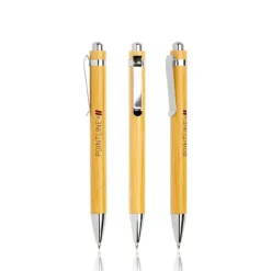 Długopis bambusowy z metalowym klipsem / Bampen / Light Brown IP13149238