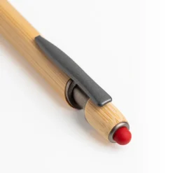 Długopis bambusowy z touchpenem / Boouchllor / Czerwony IP13152352