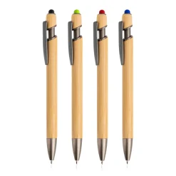 Długopis bambusowy z touchpenem / Boouchllor / Royal blue IP13152364