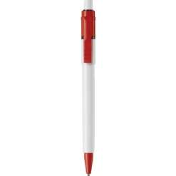 Długopis Baron Colour nieprzezroczysty / Biały / czerwony LT80900-N0121