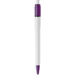 Długopis Baron Colour nieprzezroczysty / Biały / purpurowy LT80900-N0172