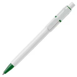 Długopis Baron nieprzezroczysty / Biały / zielony LT80906-N0131