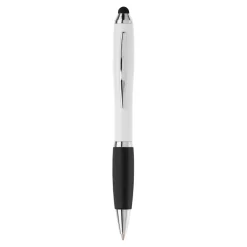Długopis biały Hawaï stylus / Biały / czarny LT80433-N0102