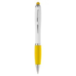 Długopis biały Hawaï stylus / Biały / żółty LT80433-N0141