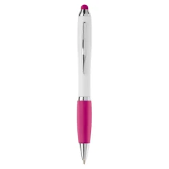 Długopis biały Hawaï stylus / Biały / różowy LT80433-N0176