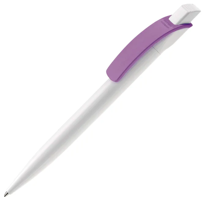 Długopis Cube / Biały / purpurowy LT87975-N0172