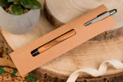 Długopis drewniany touch pen ERFURT / Beżowy 149713