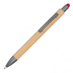 Długopis drewniany touch pen LUCIO / Czerwony 1219405