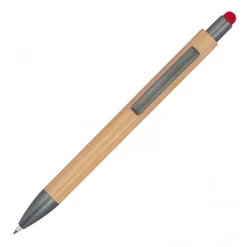 Długopis drewniany touch pen LUCIO / Czerwony 1219405