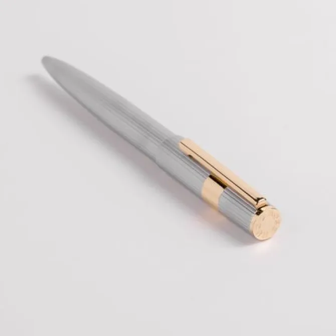 Długopis Gear Pinstripe Black / Rosegold / Srebrny HSV2854B