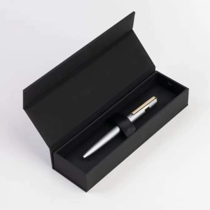Długopis Gear Pinstripe Black / Rosegold / Srebrny HSV2854B