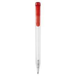 Długopis Ingeo TM Pen Clear przejrzysty / Ecru / czerwony LT87543-N5421