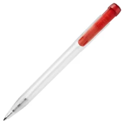 Długopis Ingeo TM Pen Clear przejrzysty / Ecru / czerwony LT87543-N5421