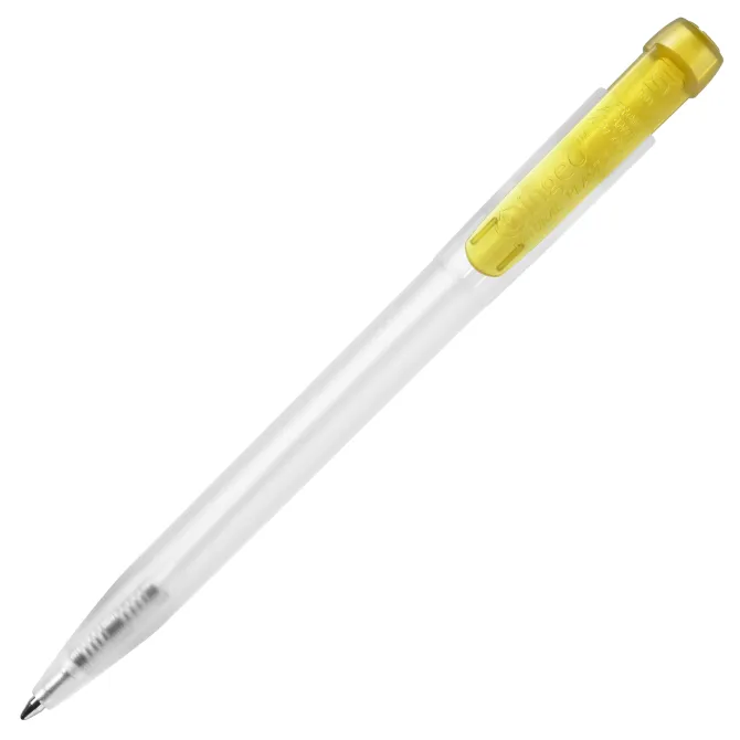 Długopis Ingeo TM Pen Clear przejrzysty / Ecru / żółty LT87543-N5441