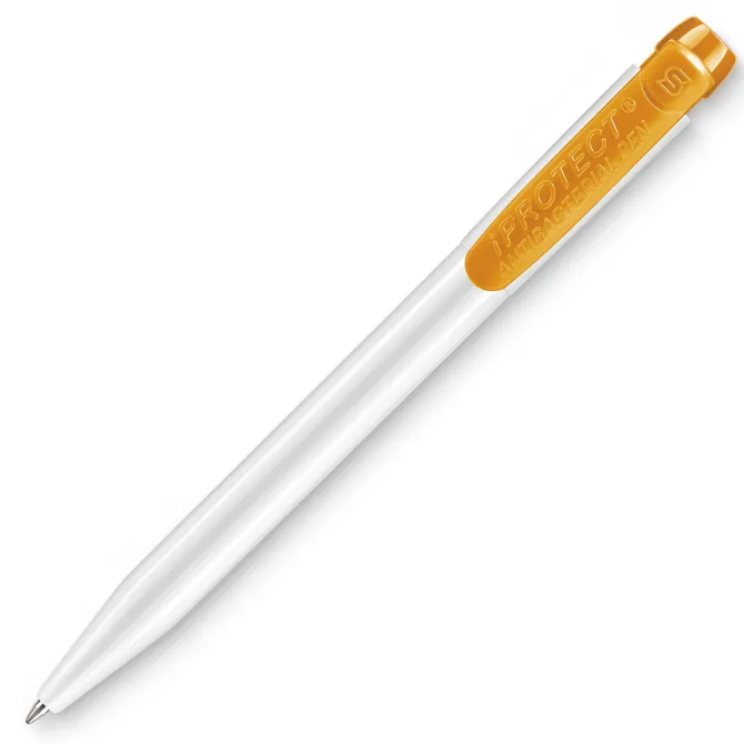 Długopis IProtect nieprzezroczysty / Biały / pomarańczowy LT80913-N0126