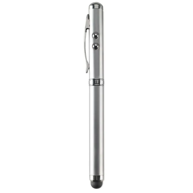 Długopis i wskaźnik laserowy / Srebrny mat MO8097-16
