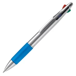 Długopis 4-kolorowy / Srebrny / niebieski LT87226-N0511