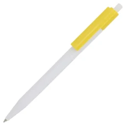 Długopis Kuma w mocnym kolorze / Biały / żółty LT87877-N0141