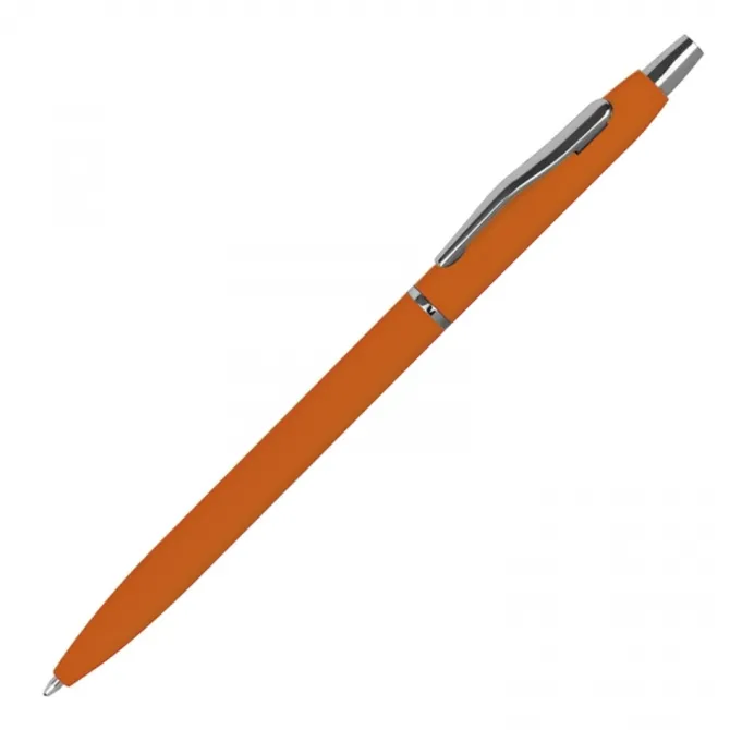 Długopis metalowy soft touch CRISTINA / Pomarańczowy 1071510
