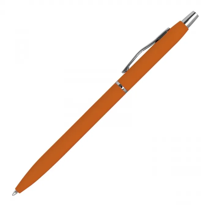 Długopis metalowy soft touch CRISTINA / Pomarańczowy 1071510