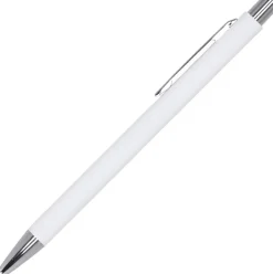 Długopis metalowy soft touch GIORGIO / Biały 1368006