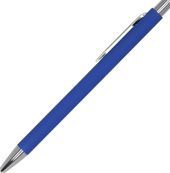 Długopis metalowy soft touch GIORGIO / Niebieski 1368004