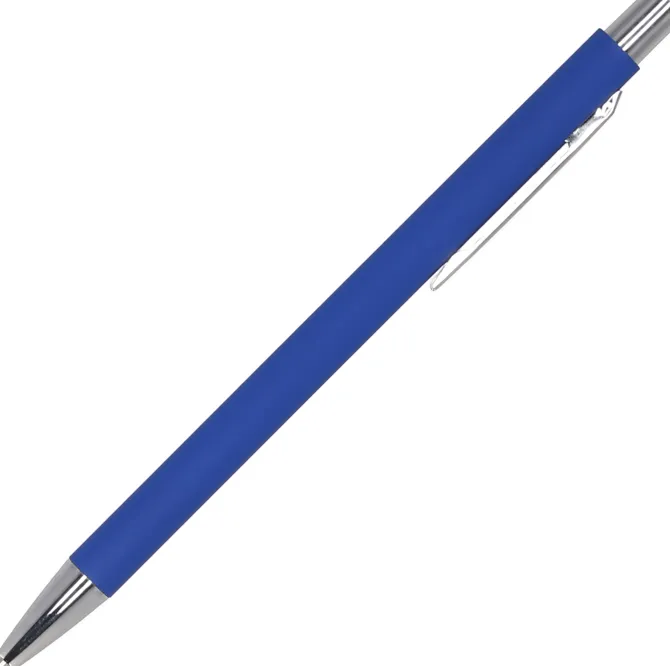 Długopis metalowy soft touch GIORGIO / Niebieski 1368004