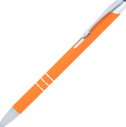 Długopis metalowy soft touch NEW JERSEY / Pomarańczowy 055510