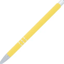 Długopis metalowy soft touch NEW JERSEY / żółty 055508