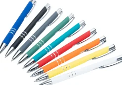 Długopis metalowy soft touch NEW JERSEY / żółty 055508