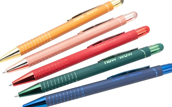 Długopis metalowy touch pen ANGELO / Granatowy 1541344
