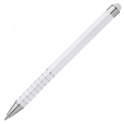 Długopis metalowy touch pen LUEBO / Biały 041806
