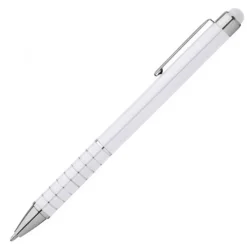 Długopis metalowy touch pen LUEBO / Biały 041806