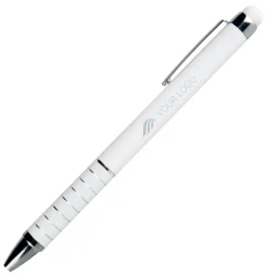 Długopis metalowy touch pen LUEBO / Biały 041806