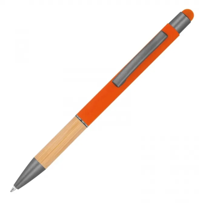 Długopis metalowy touch pen soft touch BRYGIDA / Pomarańczowy 1358110