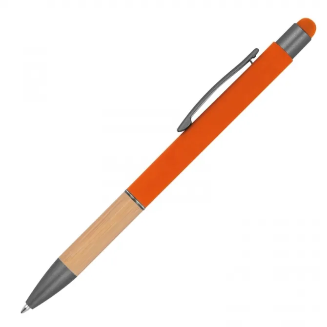 Długopis metalowy touch pen soft touch BRYGIDA / Pomarańczowy 1358110