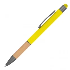 Długopis metalowy touch pen soft touch BRYGIDA / żółty 1358108