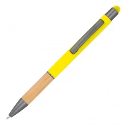 Długopis metalowy touch pen soft touch BRYGIDA / żółty 1358108
