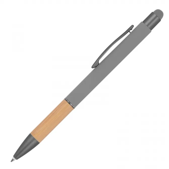 Długopis metalowy touch pen soft touch BRYGIDA / Szary 1358107