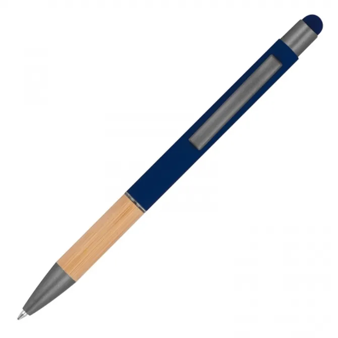 Długopis metalowy touch pen soft touch BRYGIDA / Granatowy 1358144