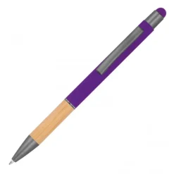 Długopis metalowy touch pen soft touch BRYGIDA / Fioletowy 1358112
