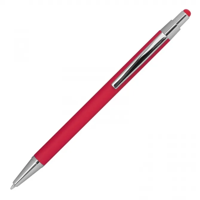 Długopis metalowy touch pen soft touch PAULA / Czerwony 1096405