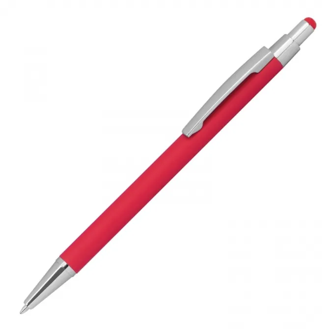 Długopis metalowy touch pen soft touch PAULA / Czerwony 1096405