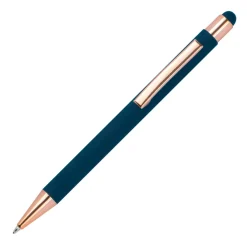 Długopis metalowy touch pen soft touch MIRAMAR / Granatowy 432844