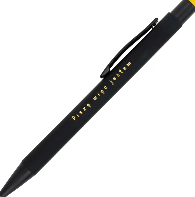 Długopis metalowy touch pen soft touch OHARA / żółty 462408