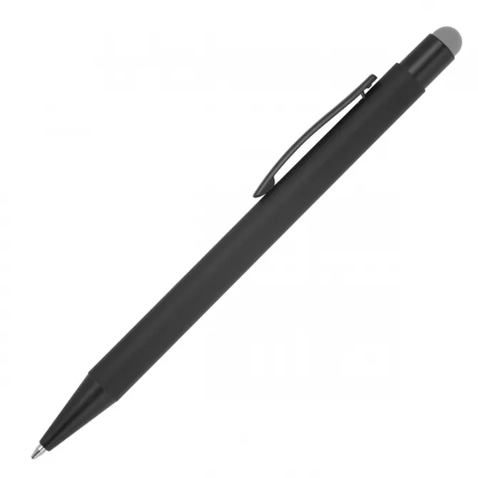 Długopis metalowy touch pen soft touch OHARA / Szary 462407